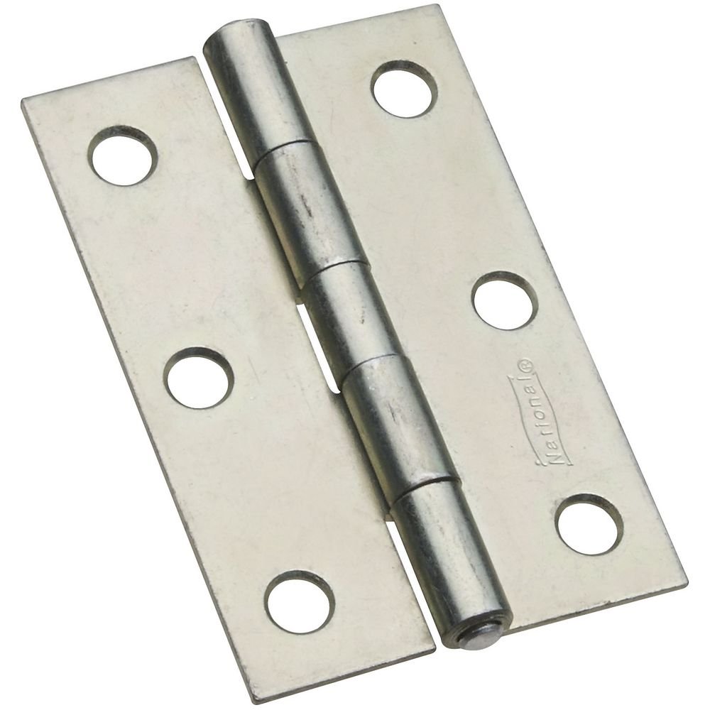 National Hardware N146-373 V518 Non-Removable Pin Hinges in Zinc